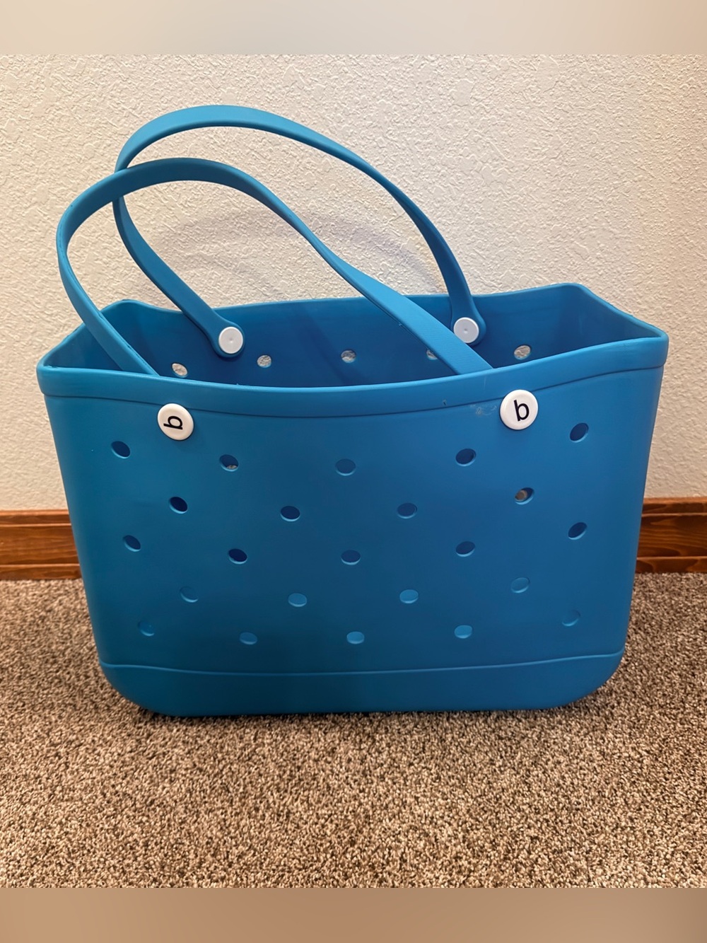 Extra Large Imitation Bogg Bag (Turquoise)